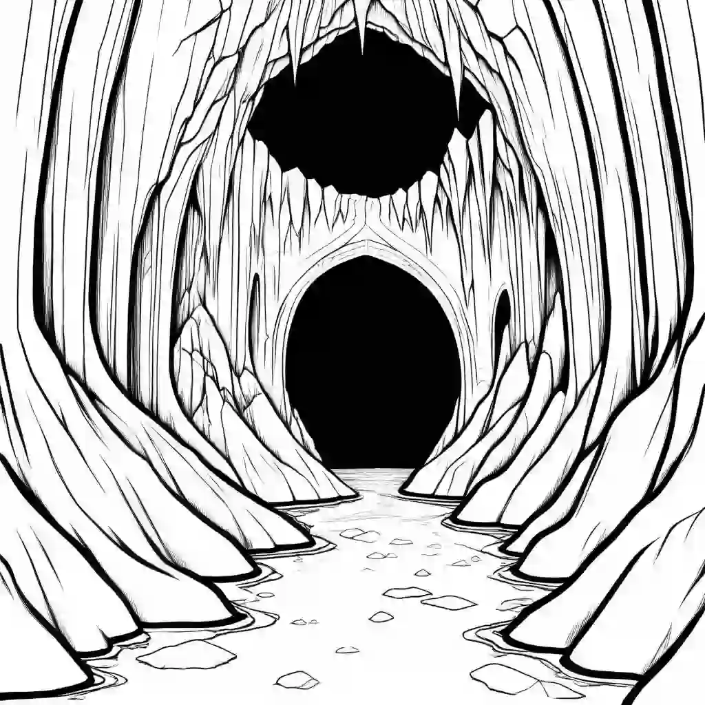 Ice Cave coloring pages